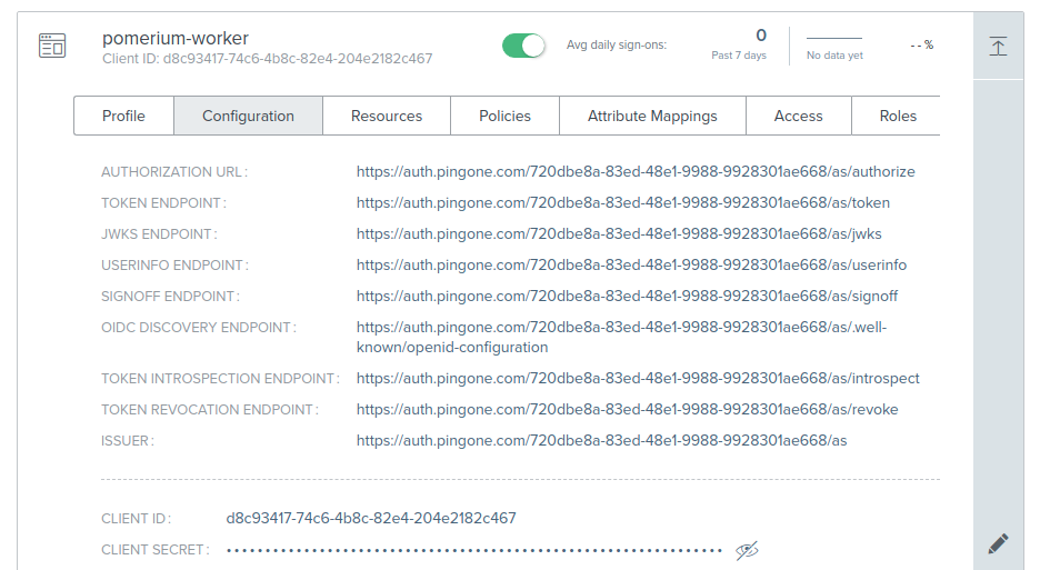 Ping Worker Configuration